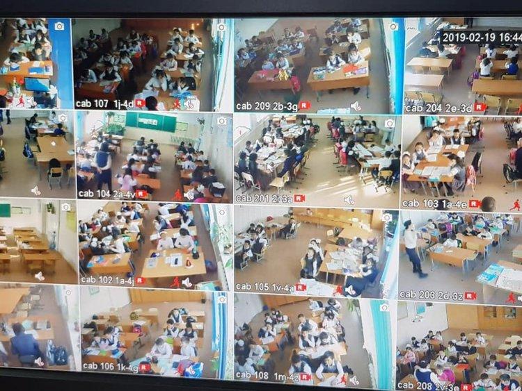 Мектептің бейне бақылаумен жабдықталуы